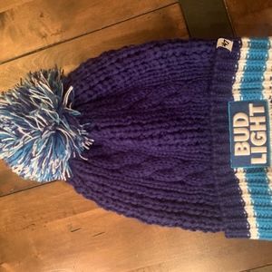 Bud Light '47 Pompom Beanie NWT